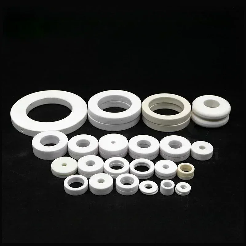 Aluminum Oxide 95 High-temperature Resistant Ceramic Circular Ring Wear-resistant Ceramic Insulation Gasket