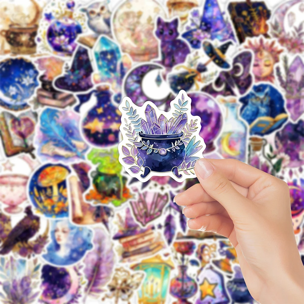 10/30/50 قطعة كول القوطية ماجيك الساحرة كريستال الكرتون ملصقات الجمالية Skateboard بها بنفسك سكيت سجل القصاصات الهاتف Vintage ملصق مضاد للمياه #2