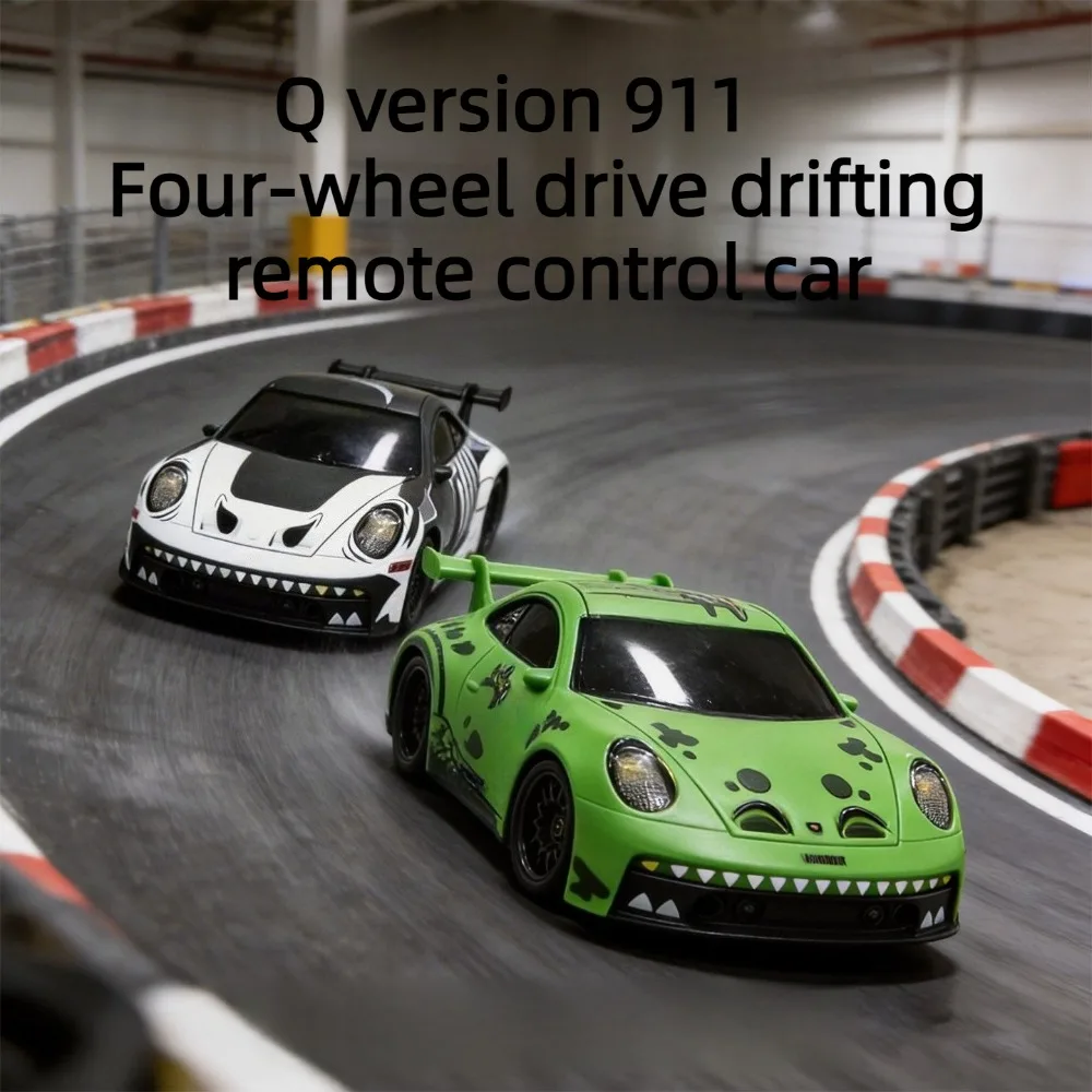 911 Mini Remote Control Egg Car Four-Wheel Drive Sensor Follow-Away Electric Drift Toy Desktop Simulation Model Gift