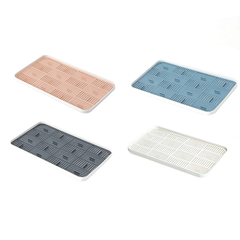 Tableware Drain Tray 4 Colors to Choose Store Plates Bowls Fruits Vegetable