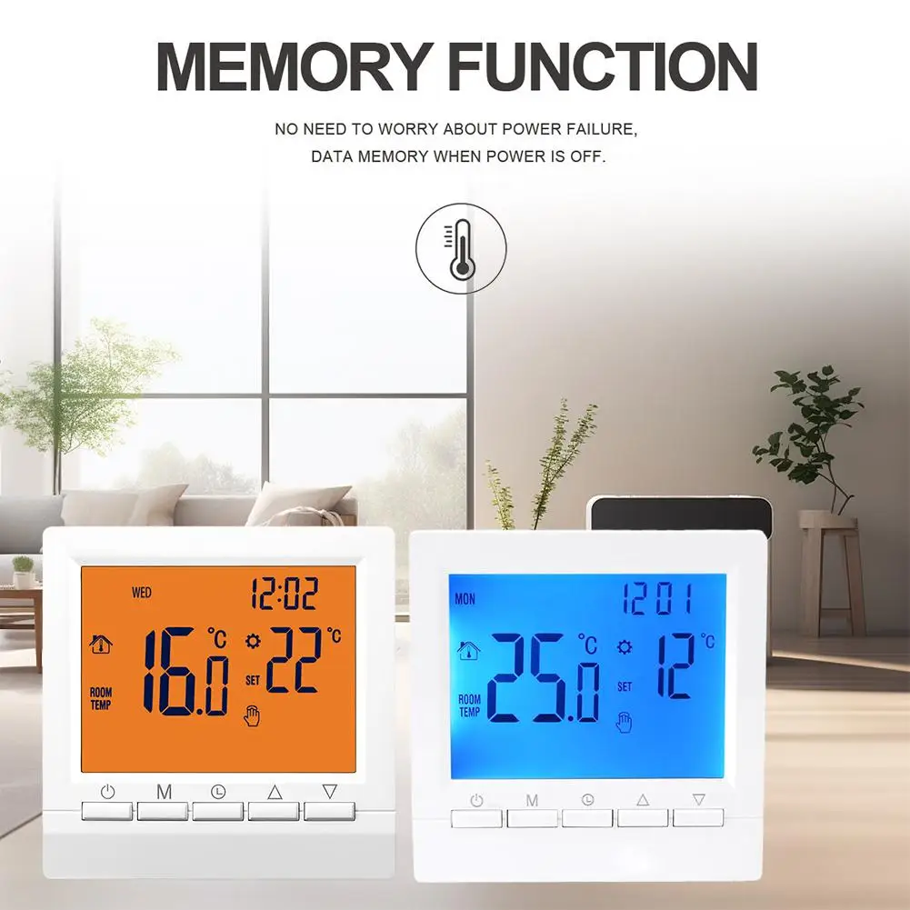 

Lcd Display Thermoregulator Programmable Wireless Room Digital Thermostat For Boiler Floor Water Heating Termostato W3s0