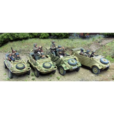 1/72 Scale Die-cast Resin Testo National Vehicle Infantry Including 12 Officers, Unpainted Free Shipping