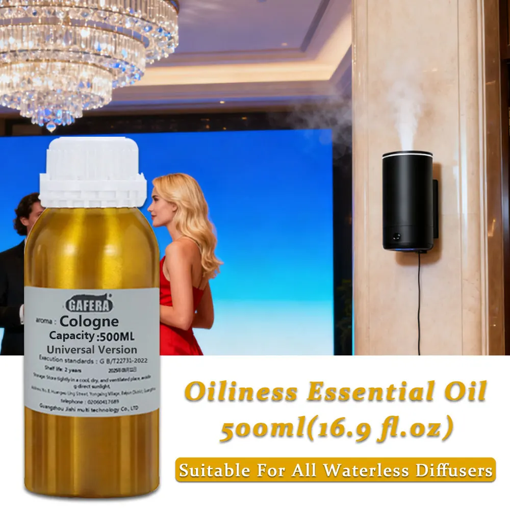 

GAFERA 500ml(16.9 fl.oz) Kempinski Essential Oil - For All Waterless Diffusers, Club Aroma Diffuser Replenish Aromatherapy Oils