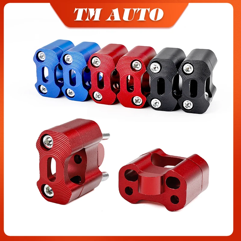 

Pair of Aluminum Motocross Handlebar Mount Retrofit Transcoding Motorbike Accessories for 7/8" 1-1/8 Pit Dirt motorbike