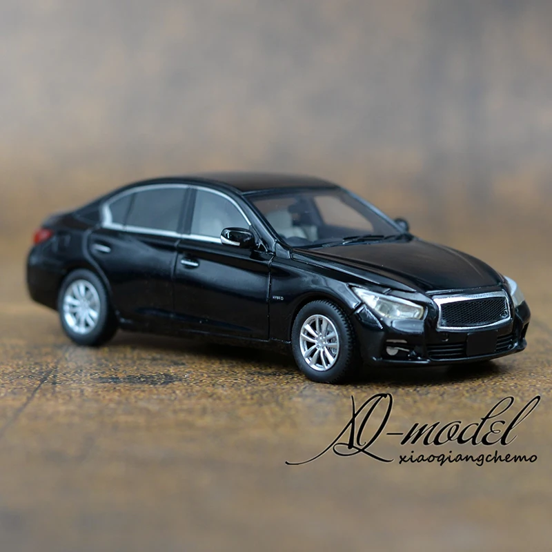 Resin 1:43 Scale Skyline 350GT Hybrid Q50 Cars Model Adult Toys Classics Nostalgia Souvenir Ornaments Gifts Static Display