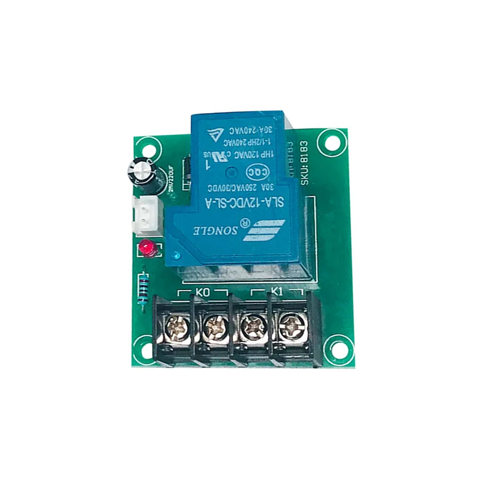 XH-M138 DC Power Control Relay Module 30A High Current Contactor Switch 12V Electric Relay Board Normally Closed Contact Relay