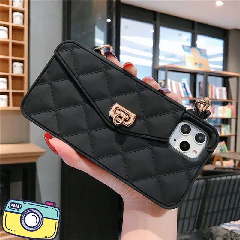 New For Women\'s Handbag Phone Case For iPhone 15 promax 14 13 12 11 Multi-function Card Wallet Type Shock-proof Protective Case