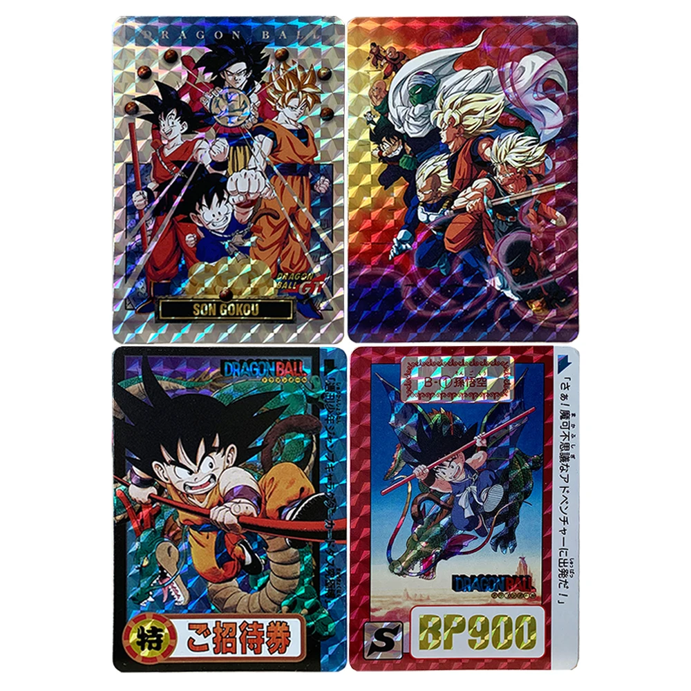 Fai da te Self Made Dragon Ball Z Son Goku Collezione di carte Copia Versione Dragon Ball Pp Grid Flash Anime Card Regalo Giocattoli