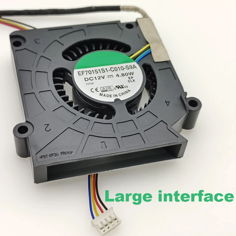 EF70151S1-C010-S9A DC12V 4Pin 7015 Turbo Cooling Fan For HP EliteDesk 800 G1 DM For ASUS PG27UQ Replacement Cooler