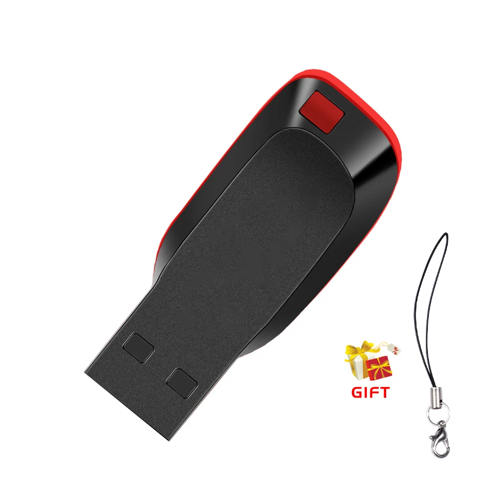 محركات أقراص فلاش USB عالية السعة 2.0 128 جيجابايت 64 جيجابايت أسود سلسلة مفاتيح مجانية محرك القلم 32 جيجابايت تخزين ذاكرة عصا هدية أعمال صغيرة