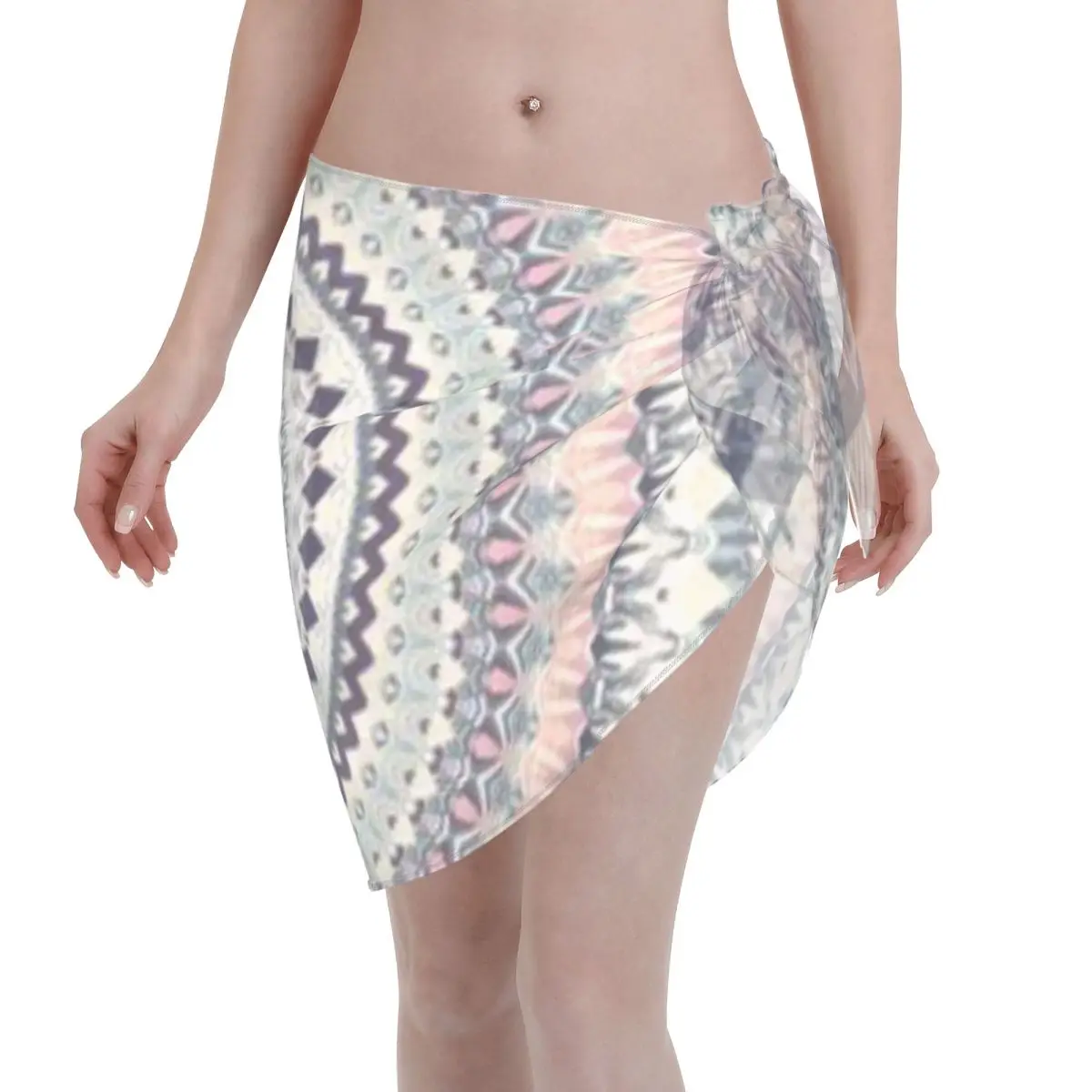 

Promotion Mandala 203 Women's Beach Wrap SkirtCoastal Camping Night Wear Cotton Beach Wrap