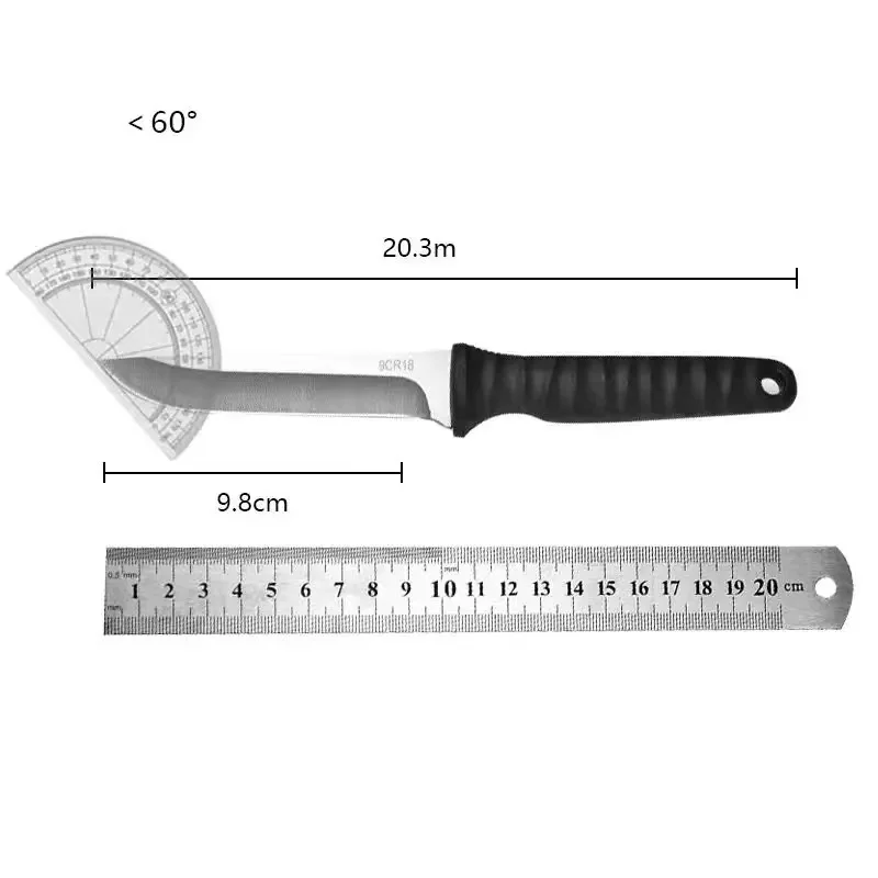Outdoor Pocket Knife - Portable Camping Knife with Sheath, Ideal for Barbecue, Survival, and Everyday Use view 4