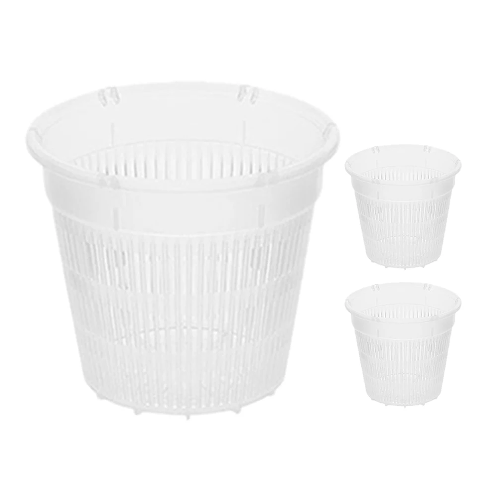 

Root Control Pots Garden Supplies Flower Planters Breathable Outdoor Clear Orchid Flowers Holder