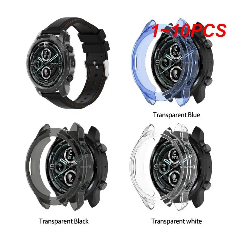 1~10PCS Cases For Ticwatch 3 Ultra GPS Screen Protector Protective Cover For Ticwatch X 3 GPS Lite Soft TPU Case