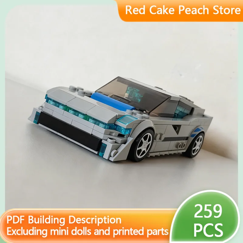 

Модель скоростного гоночного автомобиля MOC, строительные кирпичи, высокопроизводительные гоночные модульные технологии, детские праздничные подарки, сборка игрушек, костюм