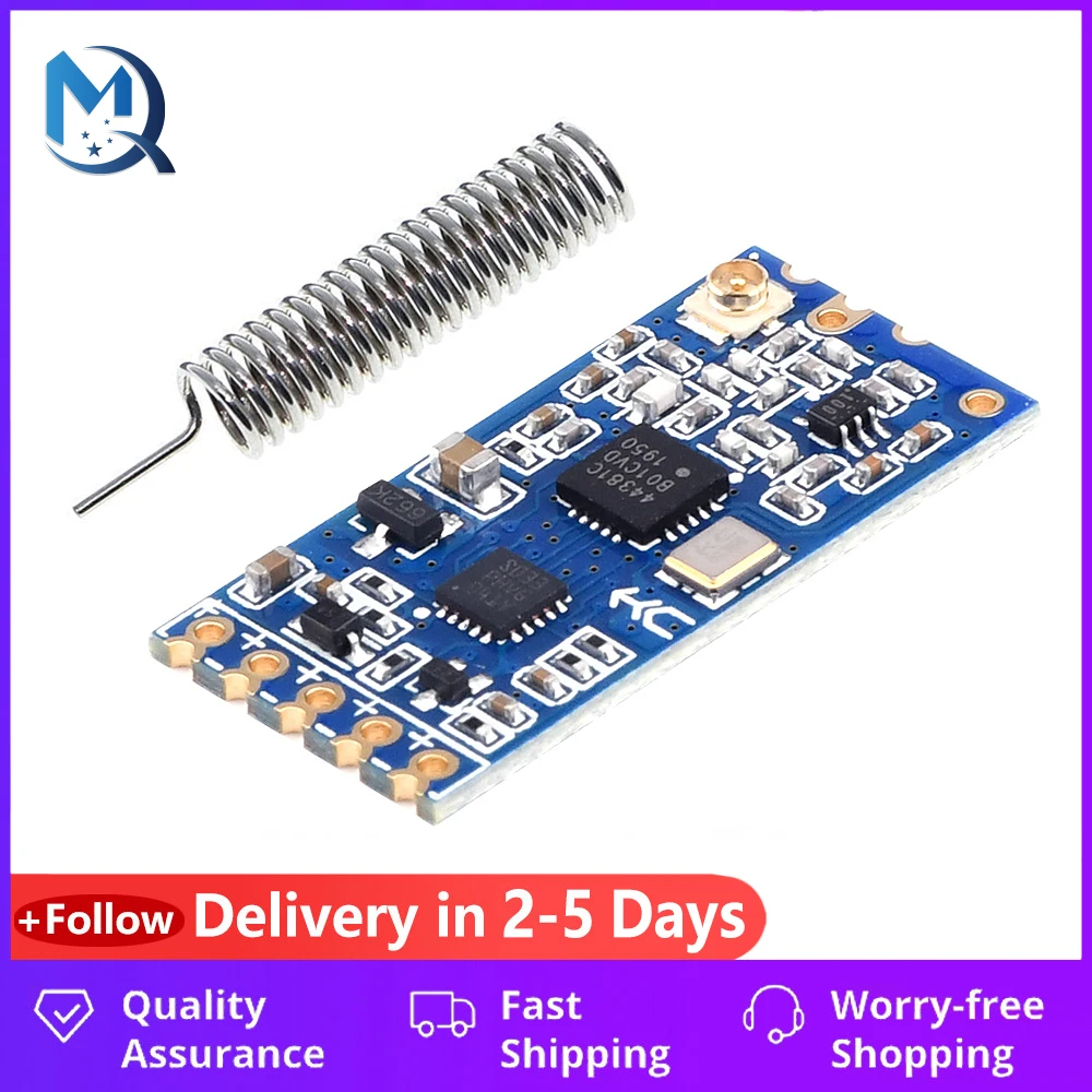 433Mhz HC-12 SI4463 Wireless Remote Serial Port Module 1000m for Arduino Robot Replace Bluetooth HC12