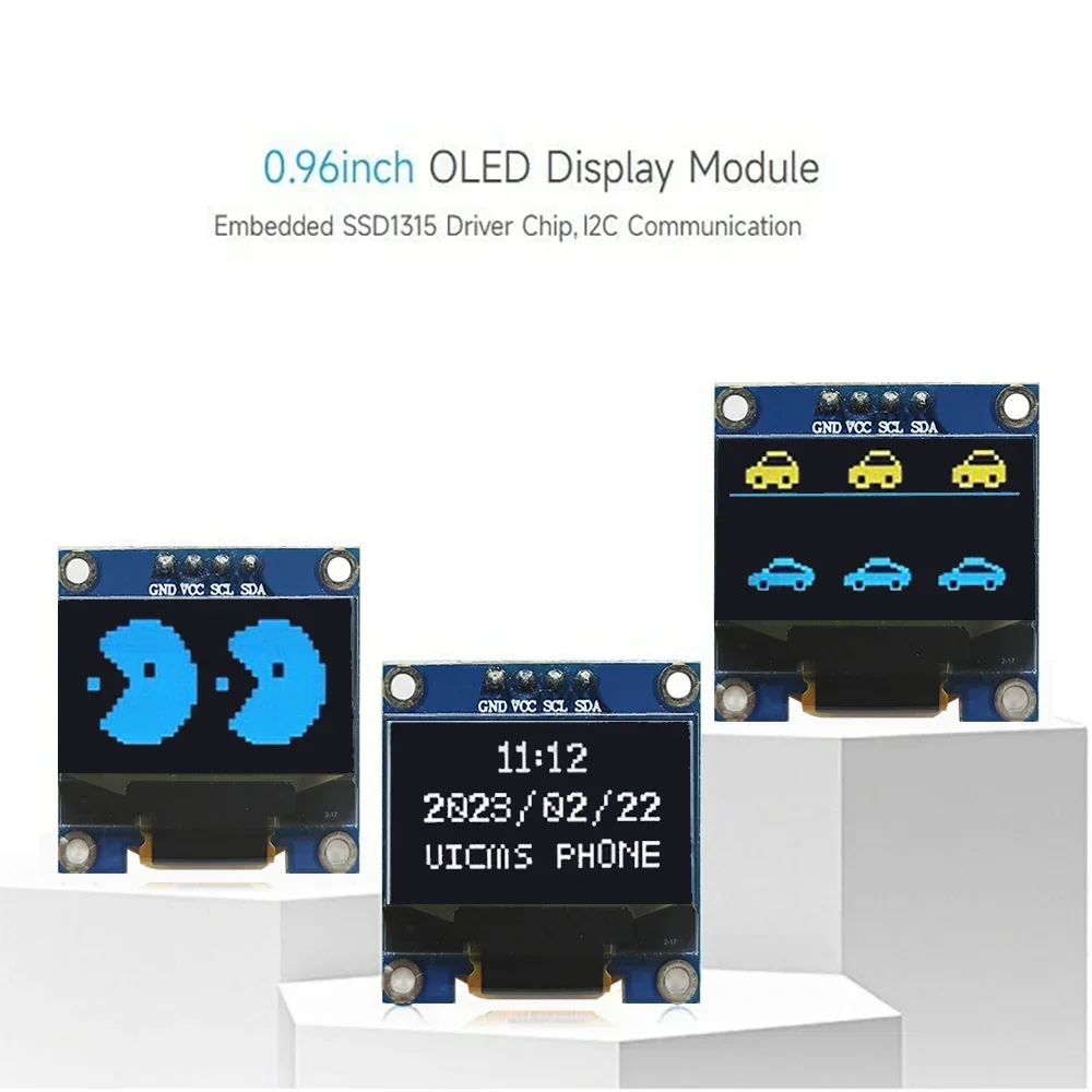 128×64 0.96 Inch OLED Display I2C Module Frame for Ardunio,Raspberry Pi,STM32