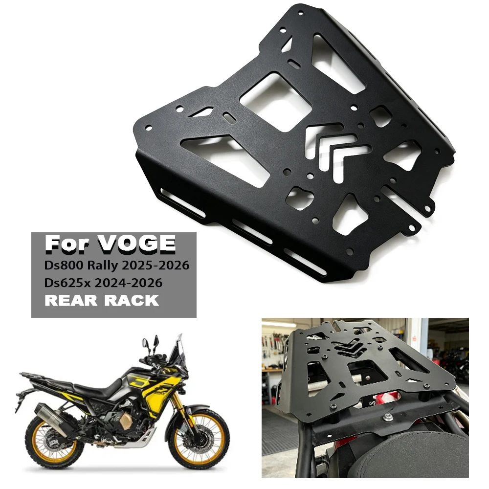 DS800 Rally DSX625 Motorcycle Rear Rack Enlargement Luggage Rails Durable For VOGE DS800Rally 625DSX 2025-2026  Non-destructive