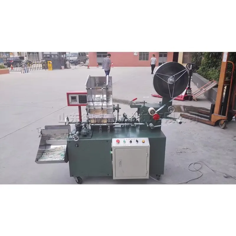 High-speed Disposable Single Bulk Wood Chopsticks Packaging Machine with a Color Printer