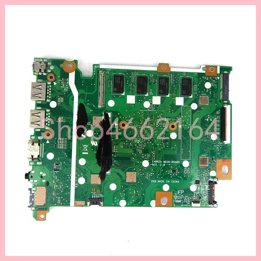 Imagem -02 - Placa-mãe do Portátil para Asus E406sa E8000 N3060 N3160 Processador Central N3710 4gb Ram 64gb Ssd 128gb E406s E406sa E406sas