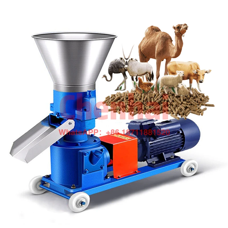 

Small Poultry Feed Pellet Making Machine / Animal Feed Processing Machines / Chicken Feed Pellet Line