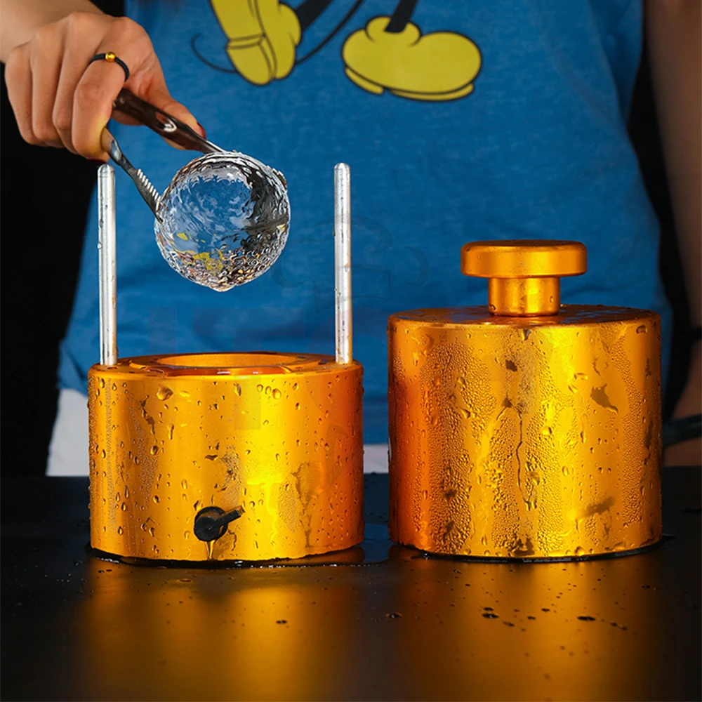 Customized Various Shape Aluminum Ice Ball Maker Mold Machine Metal Ball Ice Machine for Ice Sphere