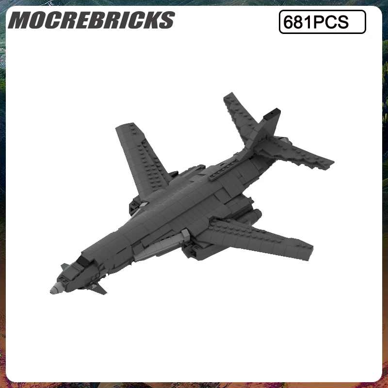 

Military Series B1 Lancer Bomber Building Blocks Model DIY Bricks Children's Educational Toys Christmas Gift