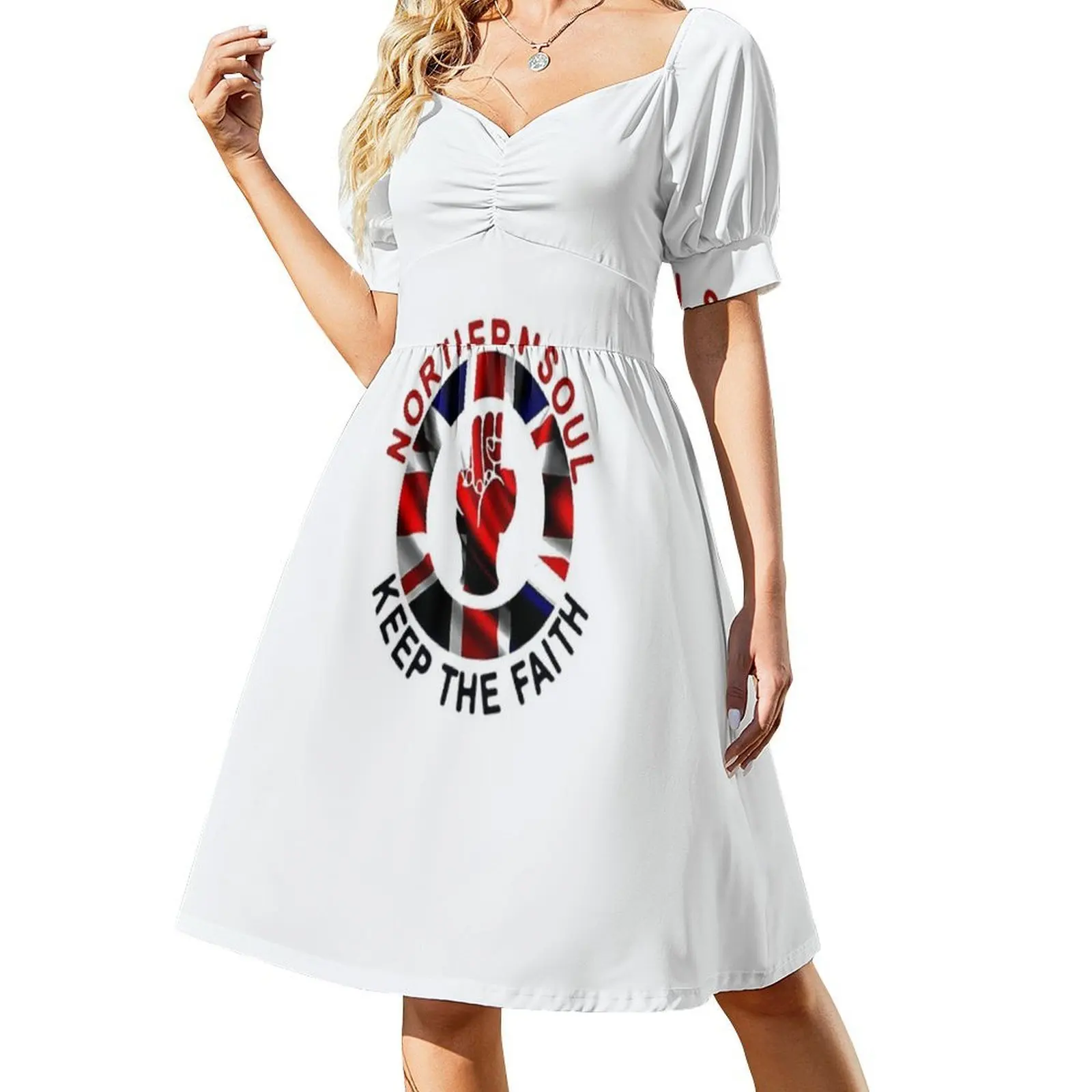 فستان Northern Sol النسائي الهيب هوب ملابس الشارع مطبوع عليه رسومات جرافيكية للحفلات والنوادي فستان Northern Soul للفتيات #2