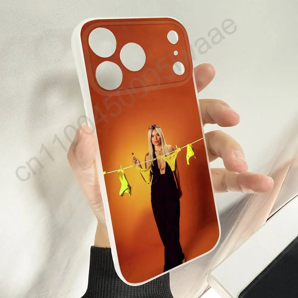 حافظة هاتف Singer K-Karol G Tropicoqueta لهاتف iPhone 11,16,15,14,13,17,12,Plus,E,Air,Mini,Pro,Max Magnetic Magsafe غطاء ناعم