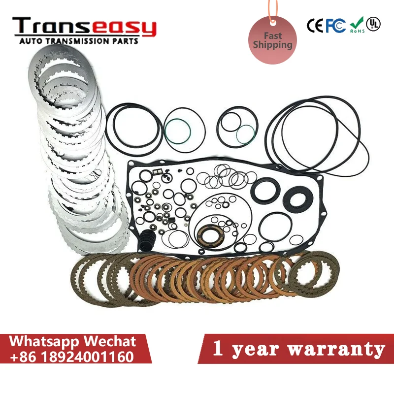 New 8HP45 ZF8HP45 8HP-45 845TE Master Overhaul Rebuild Repair Kit Friction Plates Steel Discs Automatic  for VW AUDI BMW