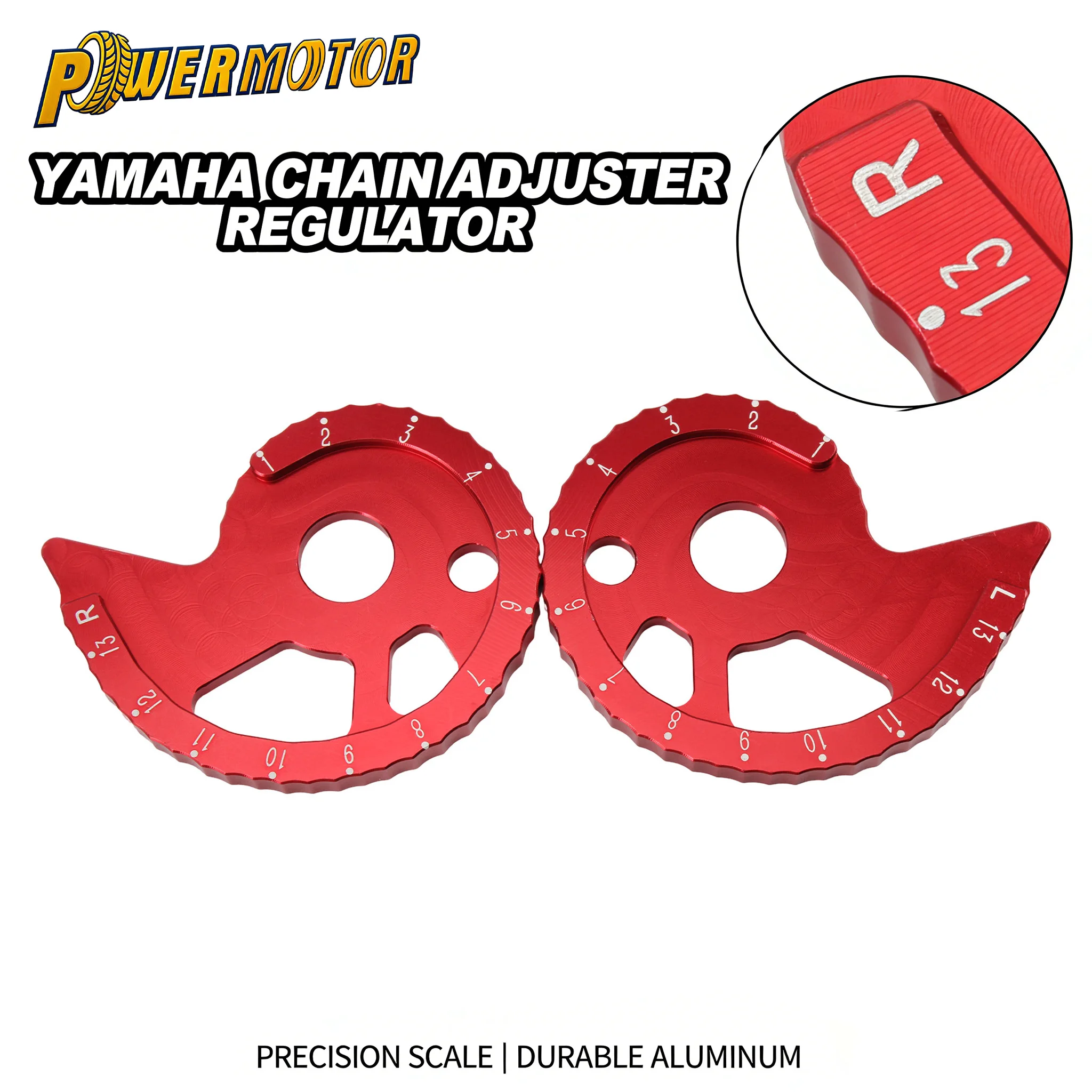 

Регулятор цепи с ЧПУ для мотоциклов Yamaha TTR 225 250R TW 200 225E XT225 250 600E XTZ600 WR250Z DT125R (для внедорожных мотоциклов)