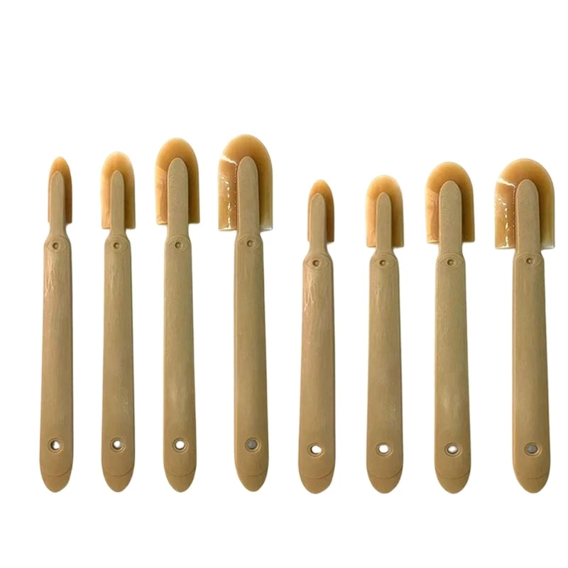 Sealant Finishing Set Firm Body Soft Contact 4 Piece Joint Smoothing Pieces for Wall Border Trim and Frame Sealing M4YD
