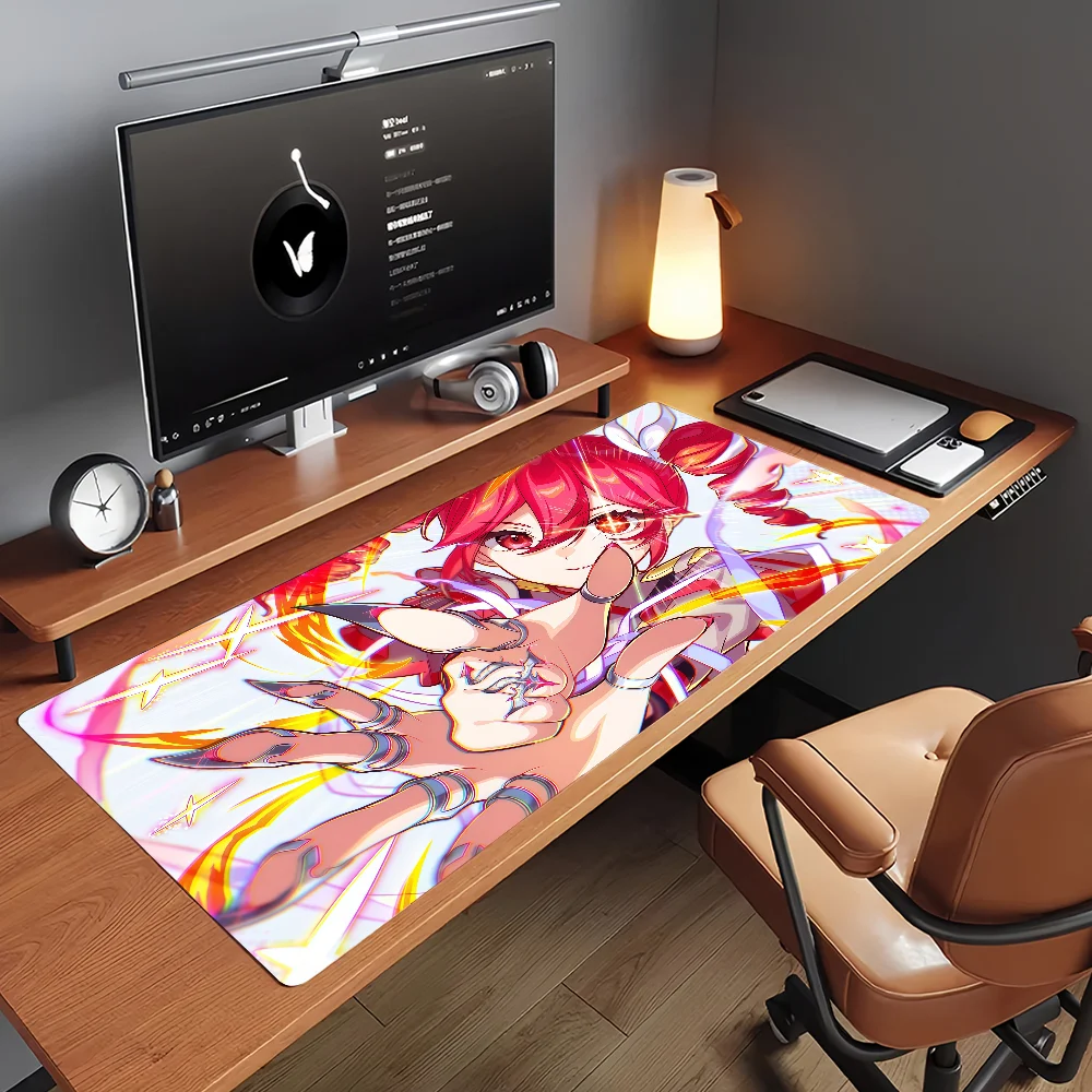 Virtual Singer Kasane T-Teto Mouse Pad Non-slip Rubber Gamer Balance Computer Mat Decoracion Deskmat Laptop Office Large