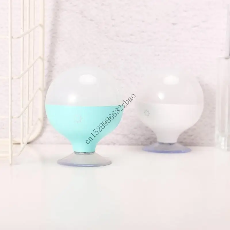 H7EA Multifunción Bulbo LED recargable con brillo ajustable taza succión