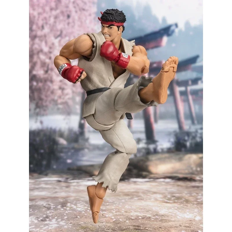 سلسلة بانداي الأصلية S.H.Figuarts 《Street Fighter》Chun - Li,Ken Masters,Sagat Figure Assembly Ornament Toys نموذج قابل للجمع #3
