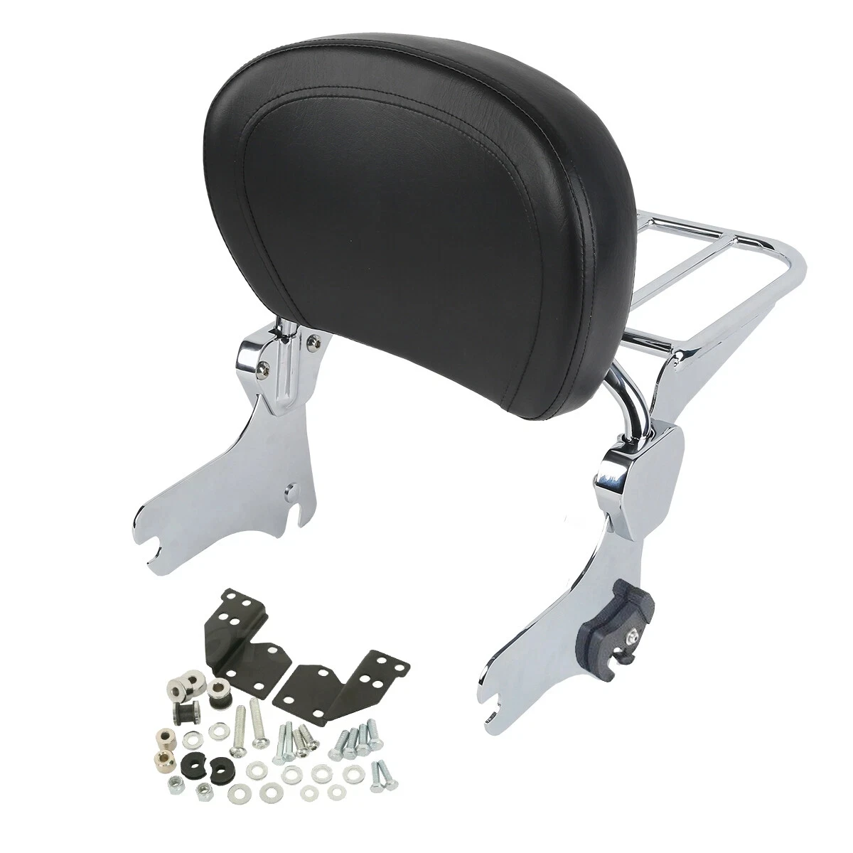 Motorfiets Afneembare Rugleuning Sissy Bar Bagagerek Voor Harley Touring Road King FLHT Street Glide 1997-2008