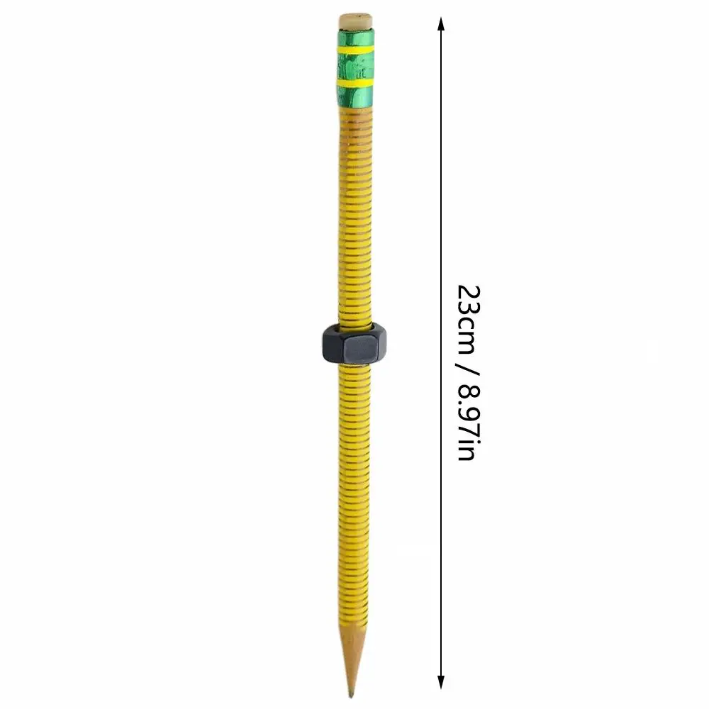 Новинка 2024 года, карандаш для снятия стресса, СДВГ, повышает фокус, снимает тревогу, вращающаяся ручка, карандаш с резьбой, подарки для детей с аутизмом