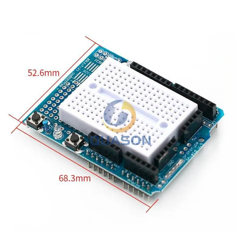 ProtoShield prototype expansion board with SYB-170 mini breadboard based For ARDUINO  ProtoShield