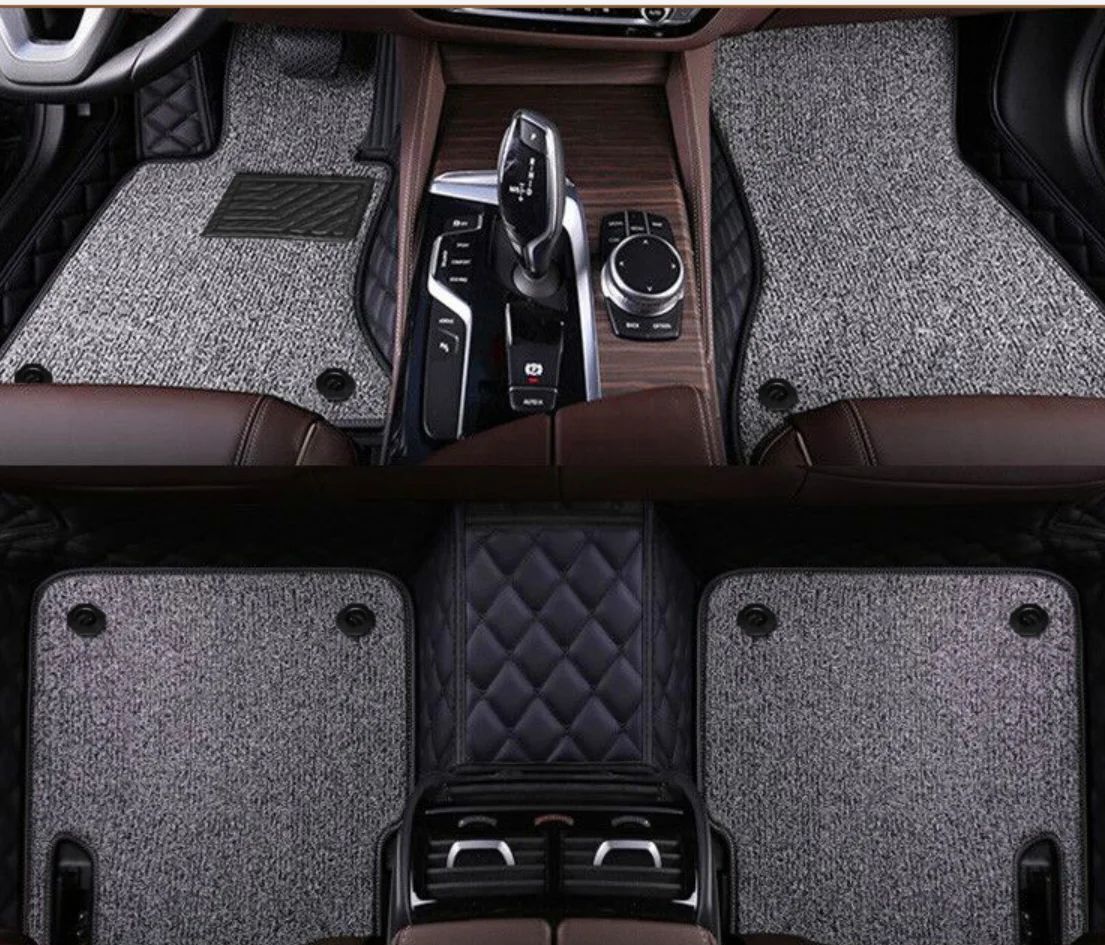 

Custom special car floor mats for BMW i3 2021-2011 waterproof double layers carpets for I3 2019