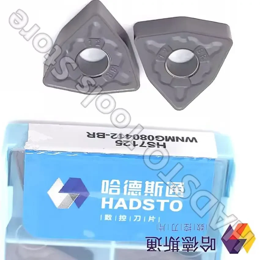 WNMG080412-BR HS7125 HADSTO WNMG080412-BR WNMG433 CNC blade carbide inserts Turning inserts 10pcs/box