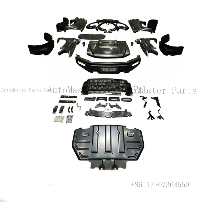 NewestFor 2012-2021to 2021 F150 Raptor Body Kit Front And Rear Bumper Assembly With Grille Lamps For  F150 Gril