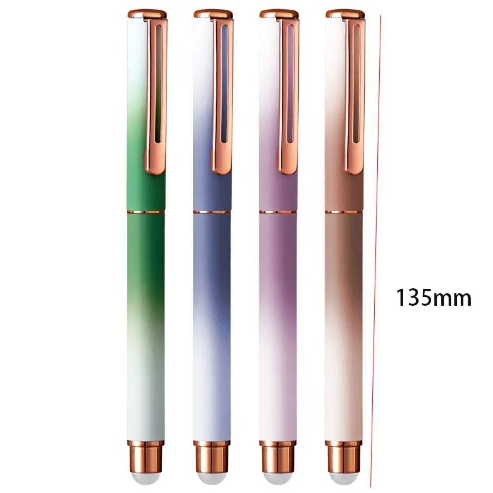 New 0.38mm Tip Fountain Pen Replaceable Ink Sac Colorful Neutral Pen Erasable Calligraphy Ink Pens Writing Drawing Tool