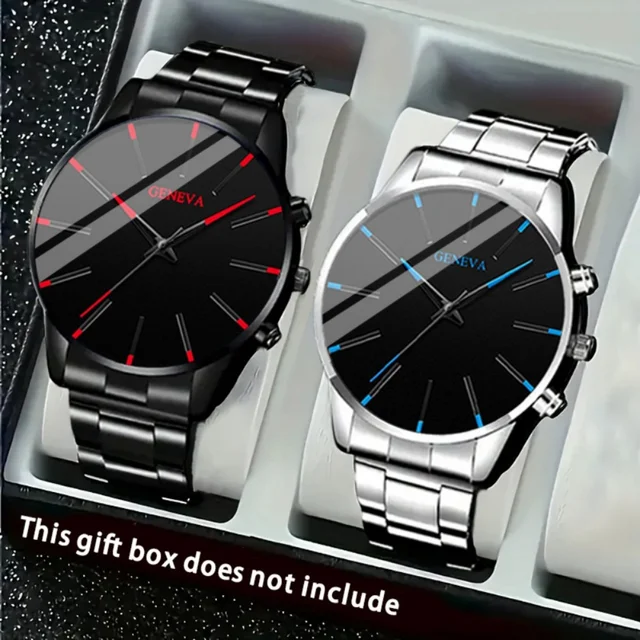 Montre à quartz élégante pour hommes, montre pour hommes d'affaires à la mode, cadeau de Noël et d'Halloween 1