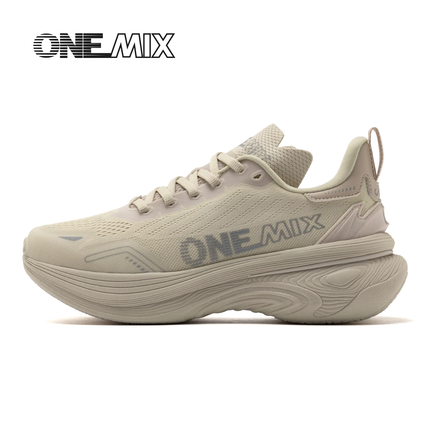 ONEMIX New Shock-Absorbing and Wear-Resistant Man Running Shoes Fashionable Fitness Women Sports Shoes Lightweight Road Shoes