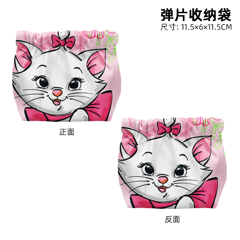 Disney-maletines de Anime Marie Cat T8140, monedero, bolsa de maquillaje de dibujos animados, monederos casuales, bolso de almacenamiento para tarjetas, regalo