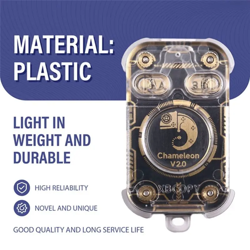 Chameleon Ultra+ 2XUID Keychain RFID Smart Chip Reader Emulator Chameleon V2.0 NFC Duplicator 125K 13.56Mhz Card Decoding