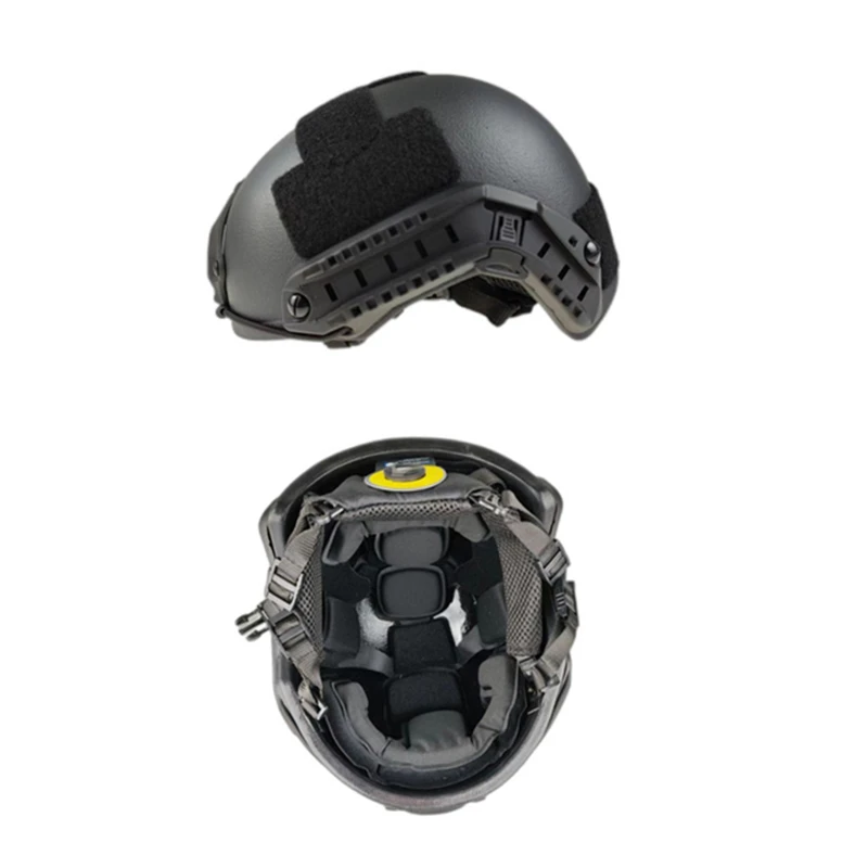 Casco táctico balístico ACH de corte alto, de PE, alta calidad, NIJ IIIA, FAST Wendy\'s Suspension Pad, casco balístico