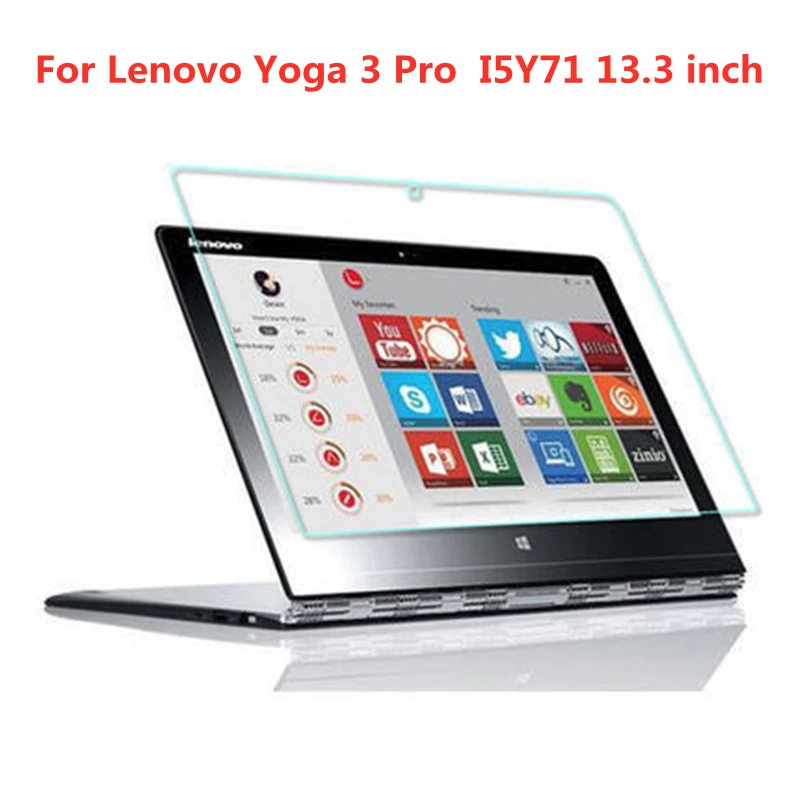 9H tablet Tempered Glass For Lenovo Yoga 3 Pro  I5Y71 13.3 inch laptop screen protector film