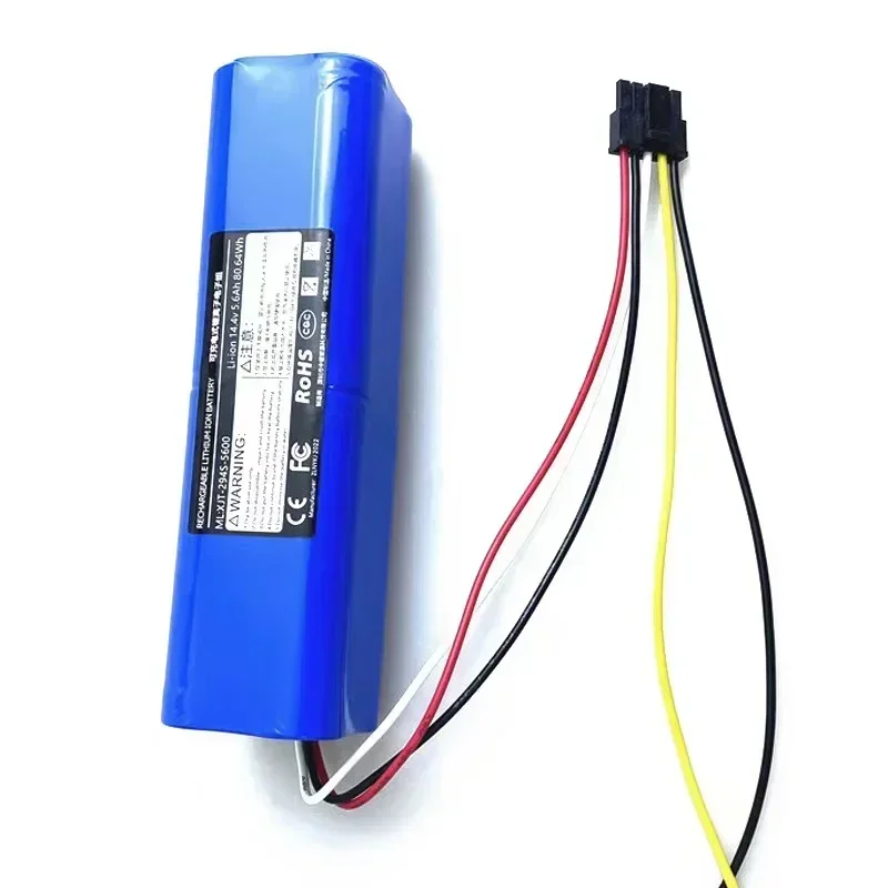 New 12800MAH Li-ion Battery For CECOTEC CONGA 4090 4690 Robot Vacuum Cleaner 14.4V 14.8V 18650