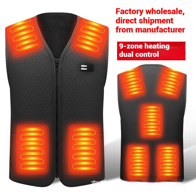 

Usb Heated Vest for Men Women Electric Smart Heating Jacket Thermal Waistcoat Lightweight Warm Self Heating Vest Padded Jacket